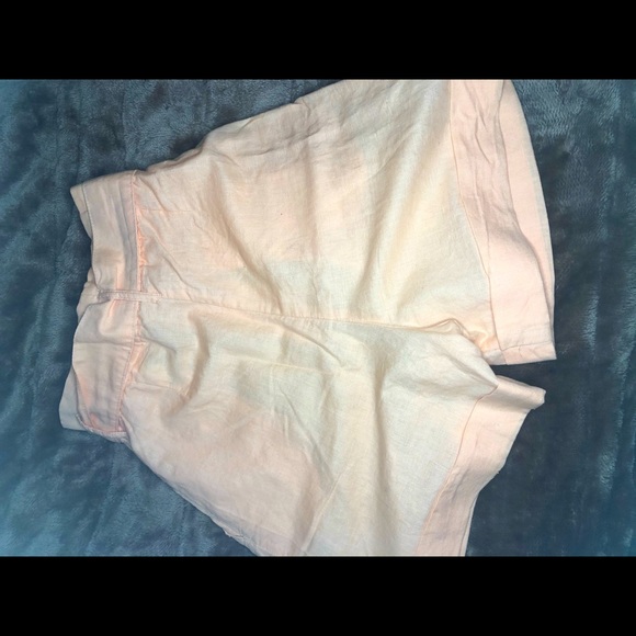 High Waisted Fancy Linen Shorts - Picture 4 of 6